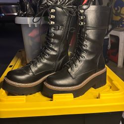 Black And Brown Boots 