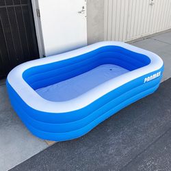 $25 (Brand New) Inflatable Pool for Kids, 95x56x22” Swimming Pool for Outdoor, Garden, Backyard, Summer Water Party 