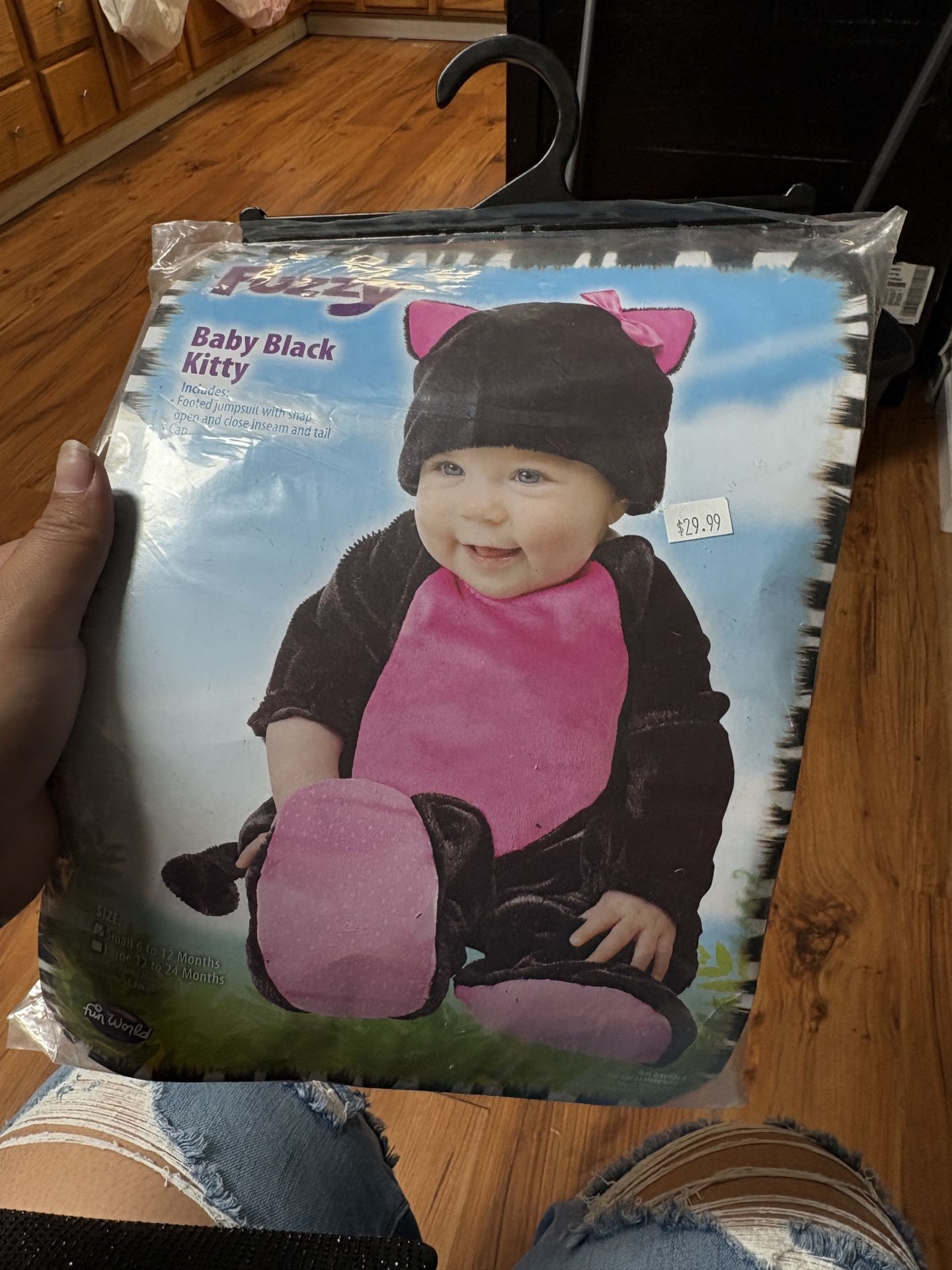 Baby Black Kitty Costume