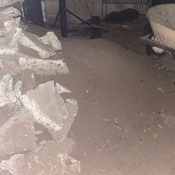 Free Dirt And Free Broken Cement 