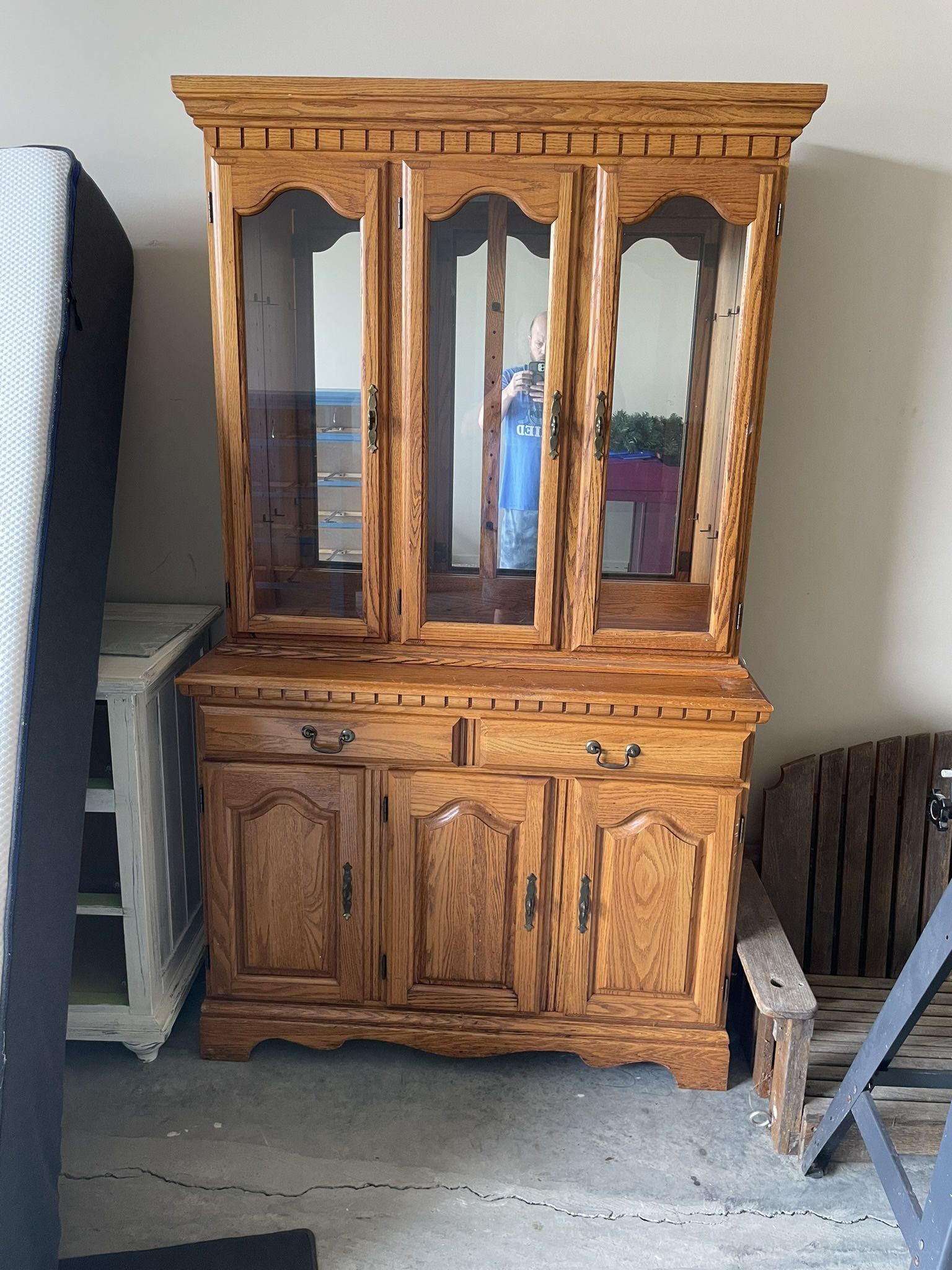 Oak China Cabinet