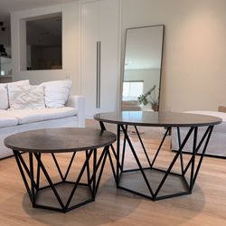 NAVTECH Center table Nesting side Table Set