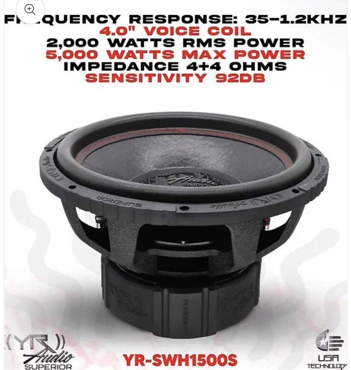 YR-SWH1500S Subwoofer