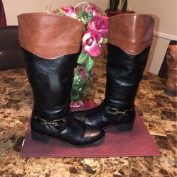 Boots Black End  Brown Size 7.5 Women 