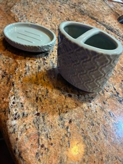 Ceramic bathroom accessories