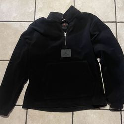 black Jordan 1/4 (quarter) zip