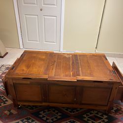 Coffee Table With Console