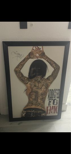 Wall art sexy exotic picture tattoo