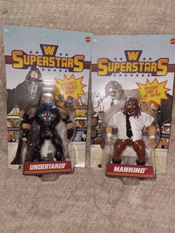 WWE Superstars Undertaker & Mankind Action Figures