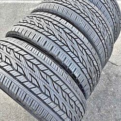 275 60 20 Continental Tires with 80% of useful life all 4 Seth de Llantas Con 80% de vida las 4