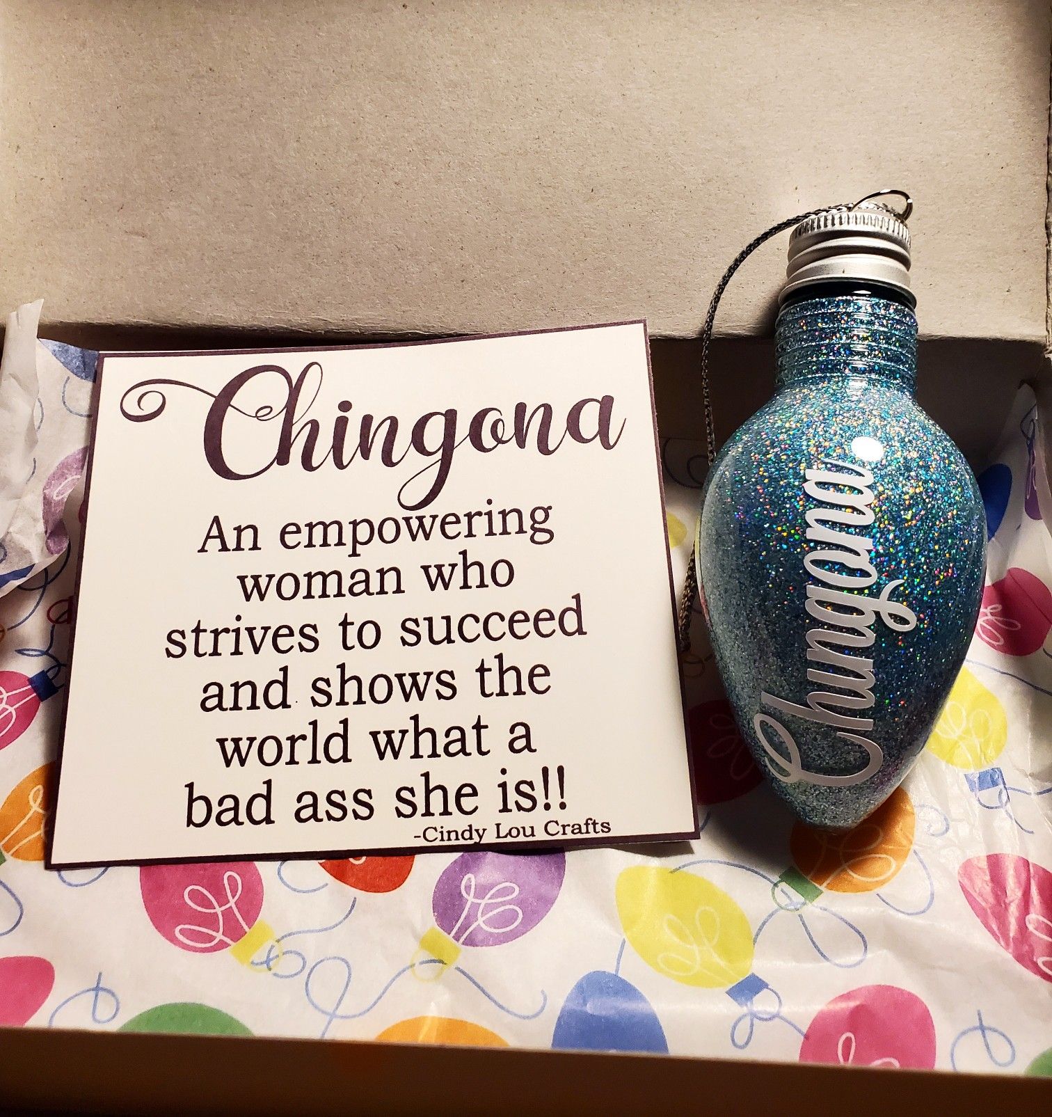 Chingona ornament