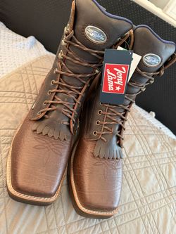 Tony Lamas Composite Waterproof Greasewood Work Boots 