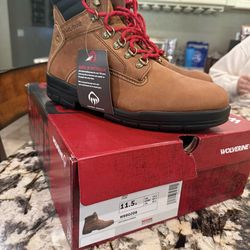 Wolverine Men’s Floorhand Moc Toe Work Boots – Size 11.5M