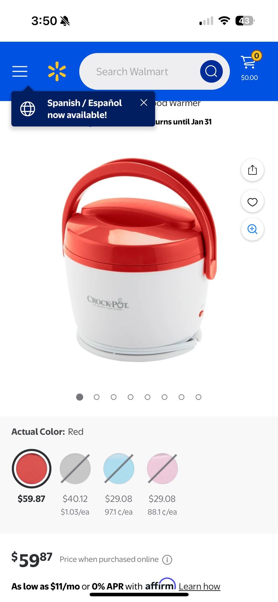 Crock Pot For Lunch