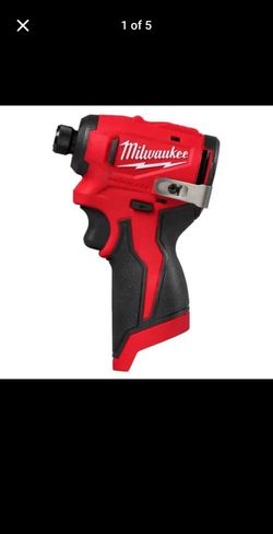 M12 12V Lithium-lon Subcompact Brushless Cordless 1/4 in. Hex Impact Driver (Tool-Only