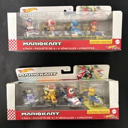 Hot Wheels Mario Kart 4 Pack