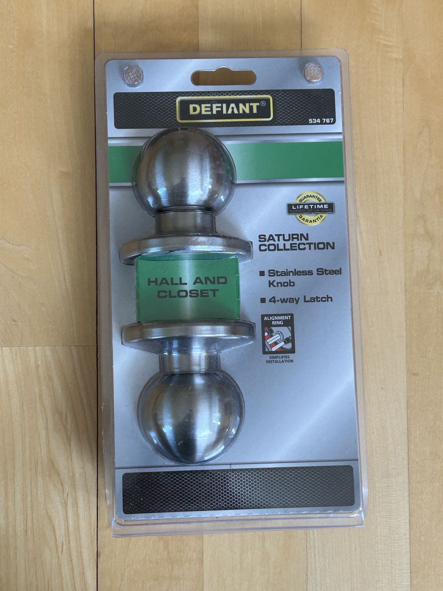 Closet Hall Door Knob No Lock New