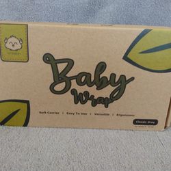 Baby Wrap Soft Carrier Classic Grey For Babies 5-35 Lbs by KeaBabies