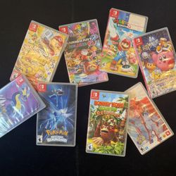 NINTENDO SWITCH ASSORTED GAME LOT($45ea)