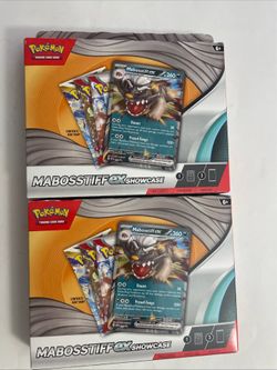 Mabosstiff Ex Showcase Factory Sealed Box Set Pokemon TCG Scarlet and Violet x2