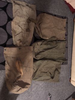 Vintage Vietnam Era Duffel Bags