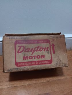 Dayton 5K907 1/4 HP Split Phase Electric Motor In Box Never Used Before