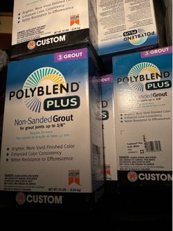 Polyblend non sanded grout