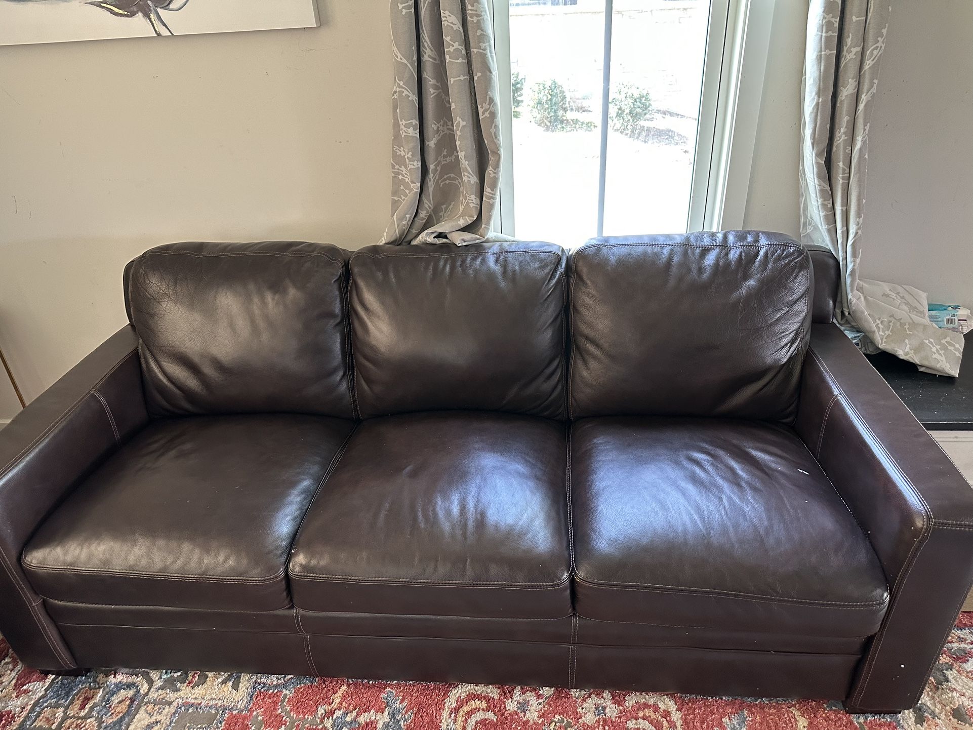 Chanton Leather 2 Sofas