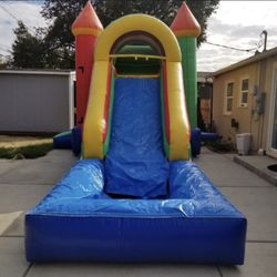 Jump House & Water Slide In One 💪 