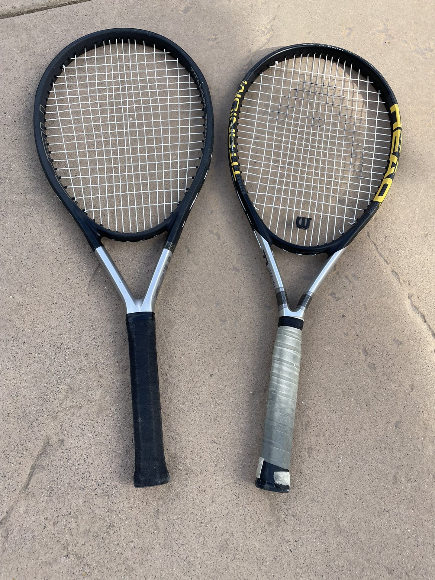 Head Tennis Rackets Racquets Ti.S1 Pro And Ti.S5