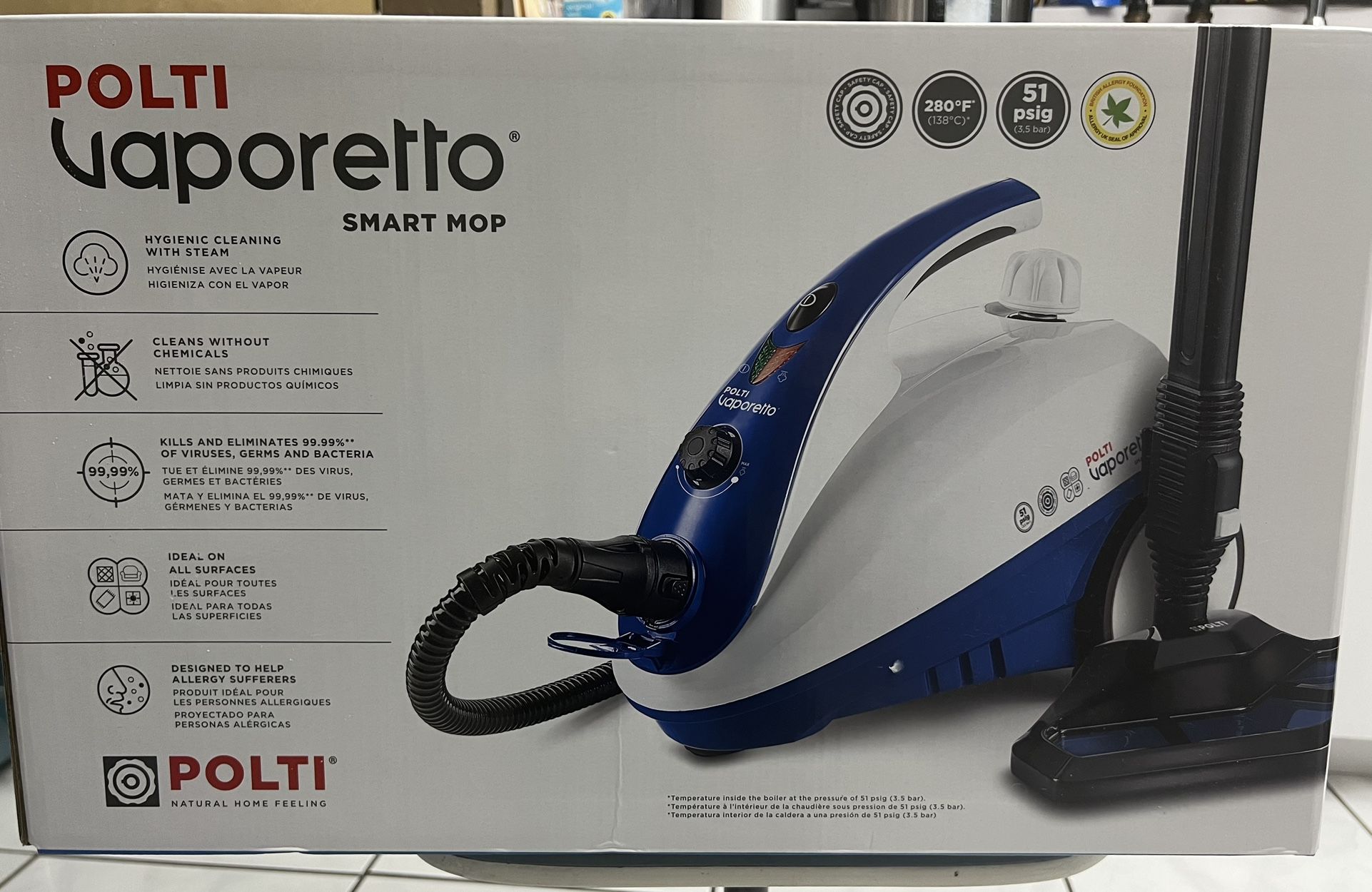 Polti Vaporeto Smart Steam Mop Business equipment