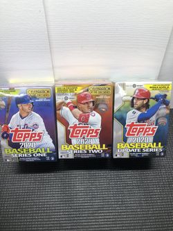 🔥 2020 Topps Baseball Cards Series 1/2/Update Blaster Box Loy 🔥
