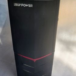 Gaming Computer iBuyPower Case ,650w Thermaltake PSU, LG M-Disc, 1TB Hard Drive,Liquid Cooling Radiator- Great  Condition