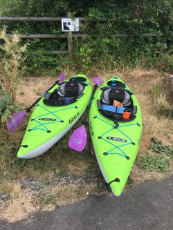 Kayaks with Yakima J Low roof rack mounts