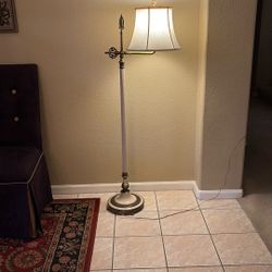 Antique Swing  Arm Floor Lamp
