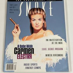 Vtg Smoke Magazine Winter 1997 Vol III #1 A Date with Carmen Electra Like New