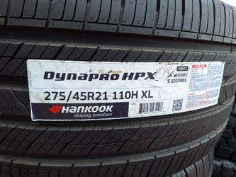 Hankook Dynapro HPX 275/45/21 110H XL Tire