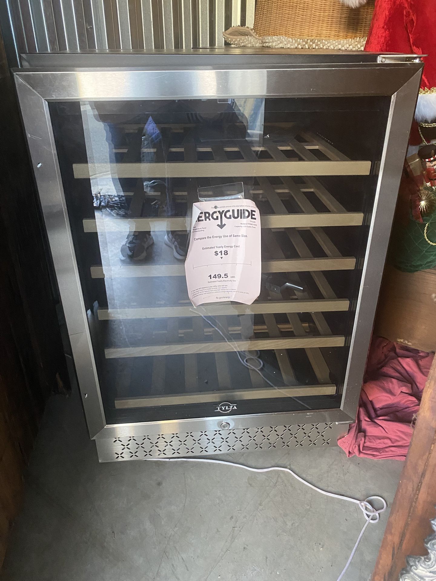 TYLZA Wine Fridge Dual Control