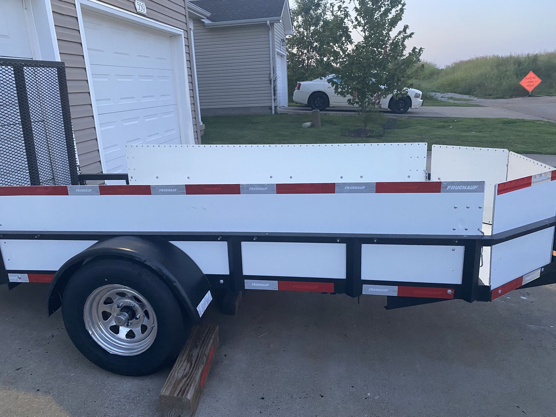 trailer and lawn mower for sale