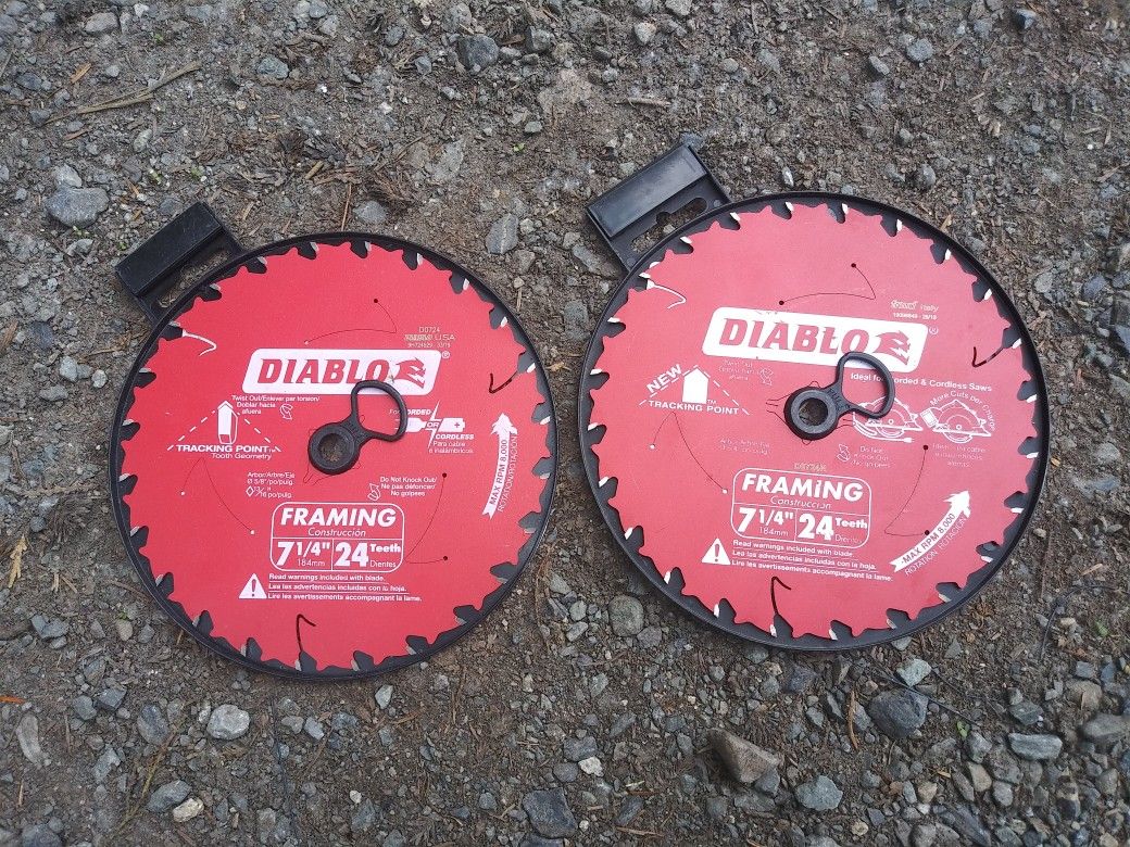 DIABLO 9" Bi‑Metal Recip Blade 15 pack + 4 Diablo Framing Blades 71/4" 24 teeth