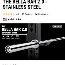 Rogue Bella Stainless Steel Barbell 2.0