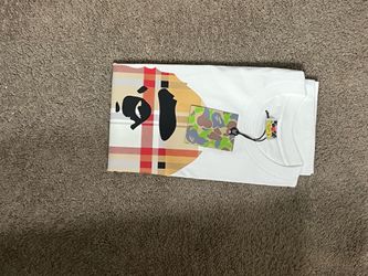 Bape x burrbery shirt