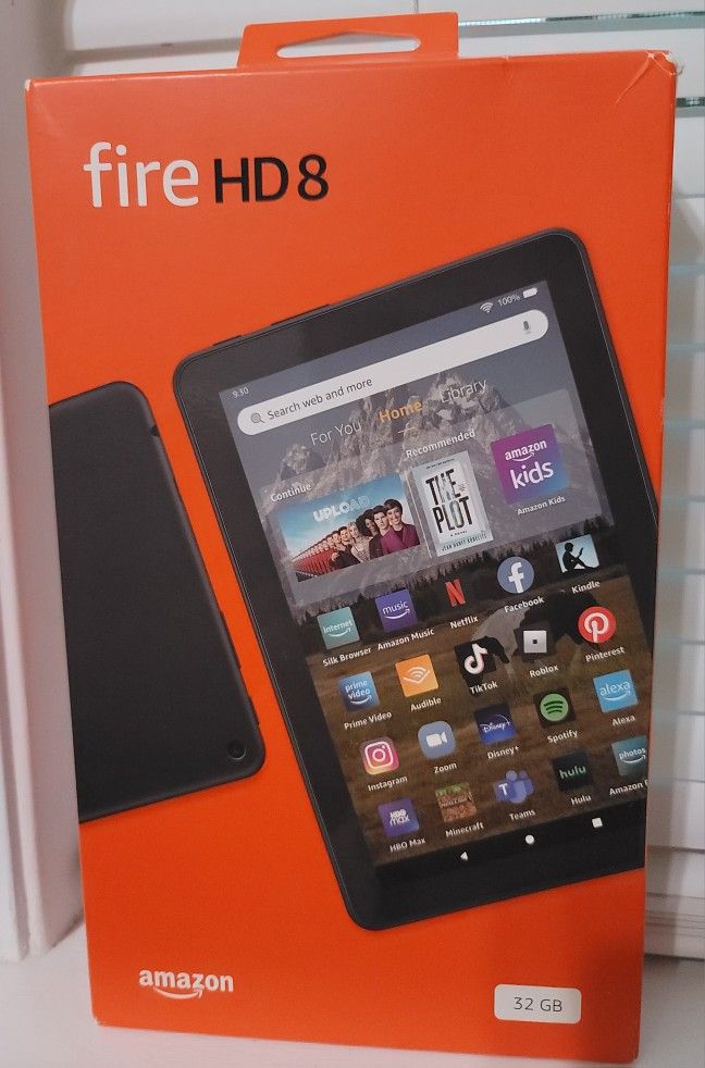 Amazon Fire HD 8 Tablet, 8" HD Display, 32GB