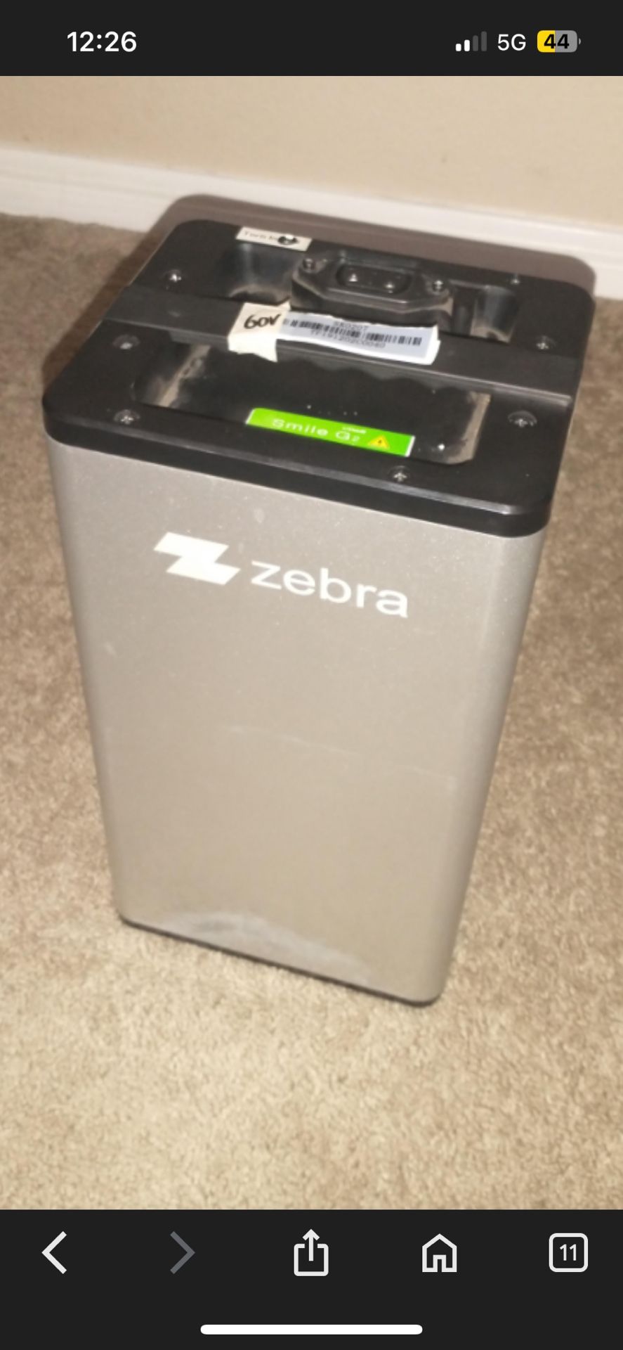 Zebra Scooter (battery)