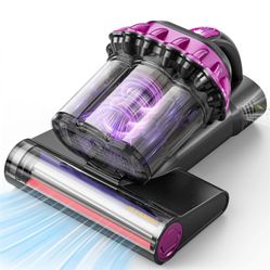 Mattress Vacuum Cleaner 550W 18KPa Bed Vacuum Cleaner with Smart Dust Sensor, UV-C Light, 149°F Heat, HEPA Filter, Handheld for Bed Sofa Couch