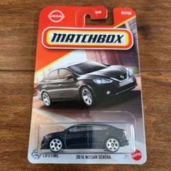 Matchbox Nissan Sentra Black 2016