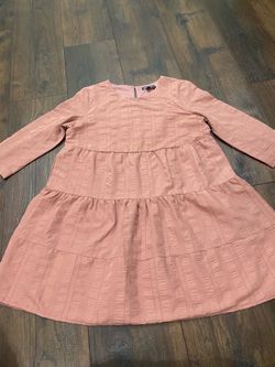 Women’s mauve pink babydoll shirt dress size large by Crystal doll #2