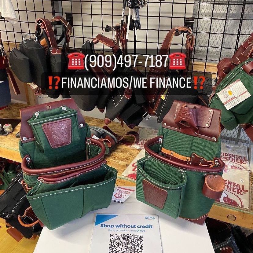 (8583/8584) OCCIDENTAL Heritage FatLip Fastener & Tool Bag Set(POUCHES  ONLY)**(FINANCIAMOS/WE FINANCE)**