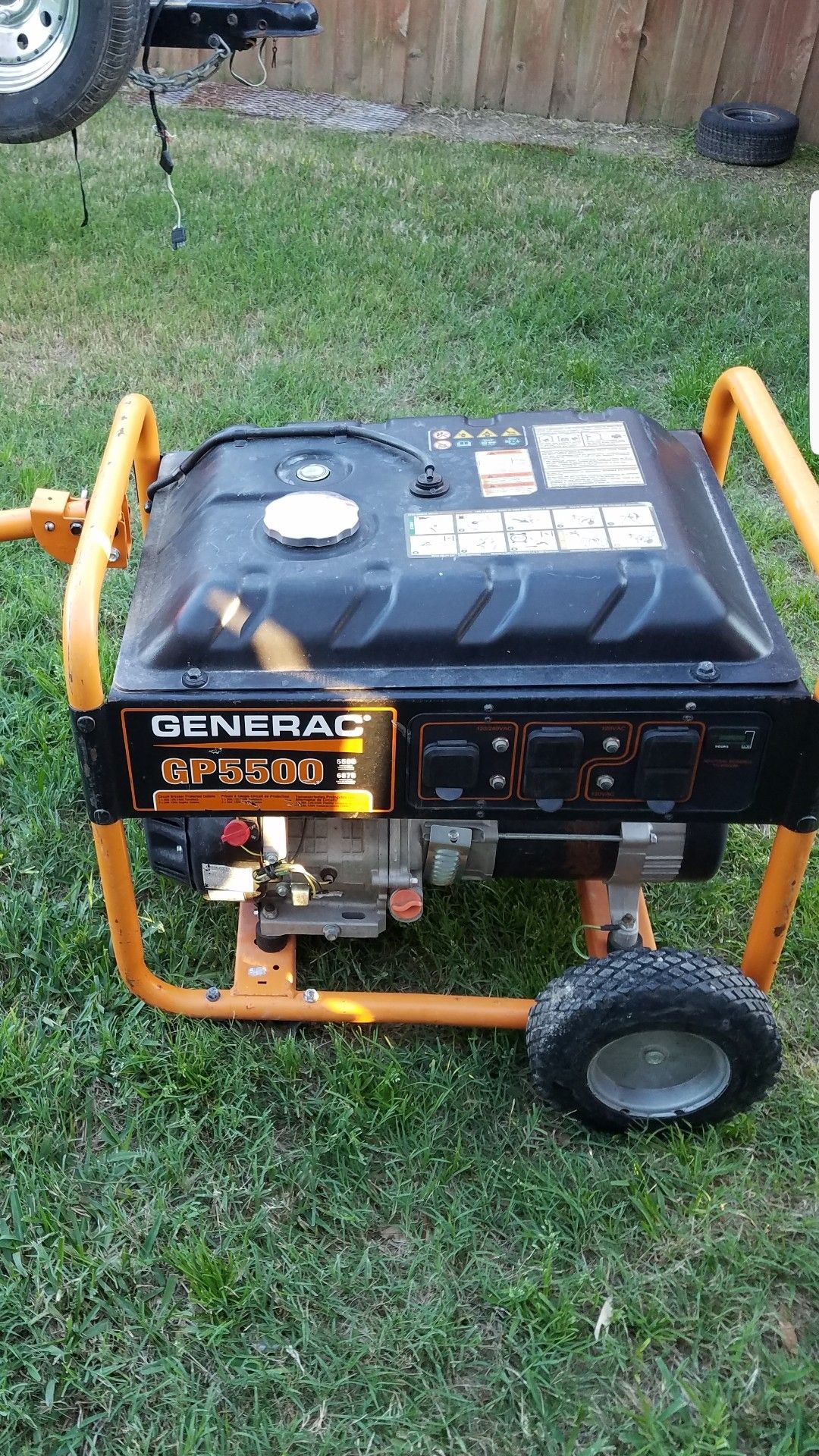 5500 watt Generac generator