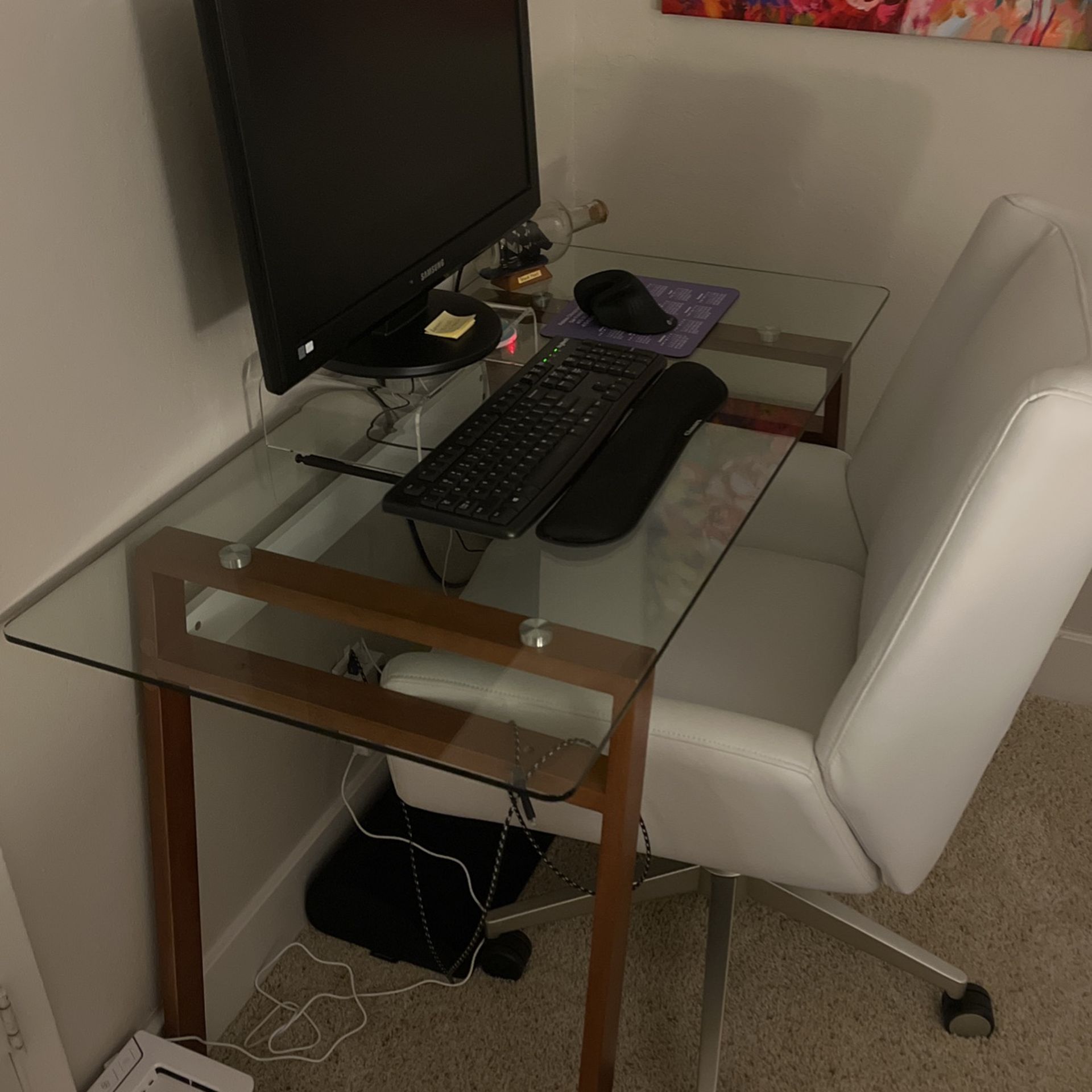 Glass Desk. Needs To Sell Asap. Offer